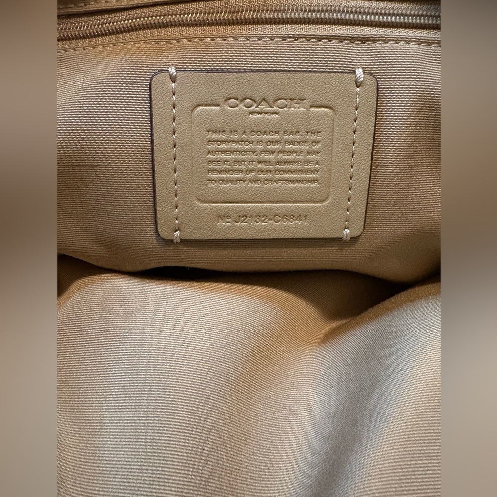 Coach Kacey Satchel Bag in Colorblock Hand Bag C6841- EUC - Picture 16 of 16